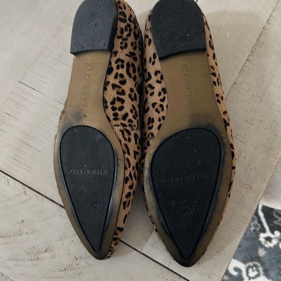 Animal Print Hair Calf Ballet Flats - Picture 5 of 6